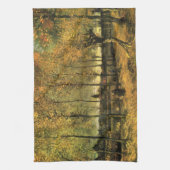Lane mit Poplars von Vincent van Gogh Geschirrtuch (Vertikal)