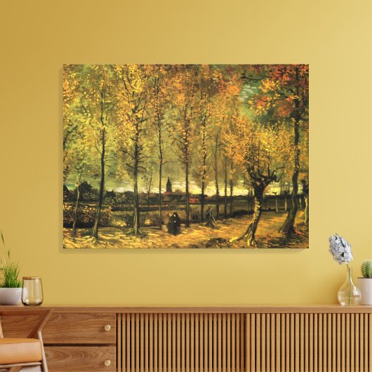 Lane mit Poplars von Vincent van Gogh Leinwanddruck (Insitu (Wohnzimmer))
