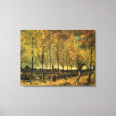 Lane mit Poplars von Vincent van Gogh Leinwanddruck (Vorderseite)