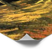 Lane mit Poplars von Vincent van Gogh. Poster (Ecke)