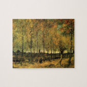 Lane mit Poplars von Vincent van Gogh Puzzle (Horizontal)