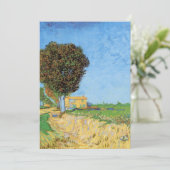 Lane Near Arles von Vincent van Gogh (Stehend Vorderseite)