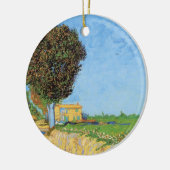 Lane Near Arles von Vincent van Gogh Keramik Ornament (Links)
