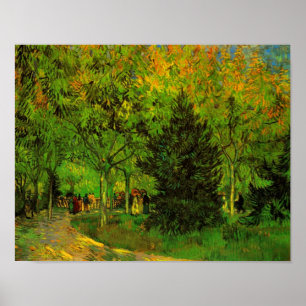 Lane Public Garden Arles Van Gogh Poster