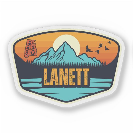 Lanett, Alabama Aufkleber (Vorderseite)