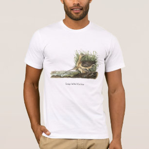 Lang-berechneter großer Brachvogel, John Audubon T-Shirt