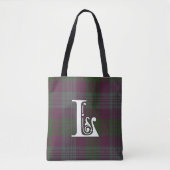Lang Clan Tartan Monogram Tasche (Vorderseite)