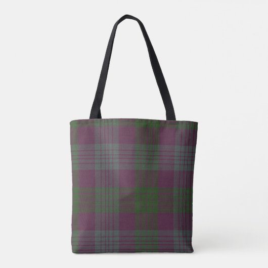 Lang Clan Tartan Monogram Tasche (Rückseite)