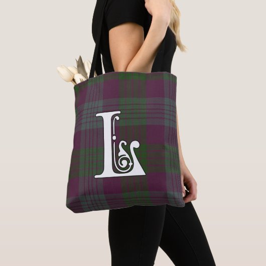 Lang Clan Tartan Monogram Tasche (Von Nahem)