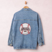 Lang COVID Awareness Day Baseball Design Jeansjacke (Hangar)
