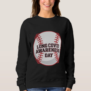 Lang COVID Awareness Day Baseball Design Sweatshirt