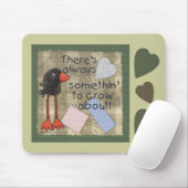 Lang geläutertes Krow-Somethin' to Crow About Mousepad (Mit Mouse)