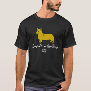 Lang lebe Corgi Royal Dogs UK Pembroke Monarchie T-Shirt