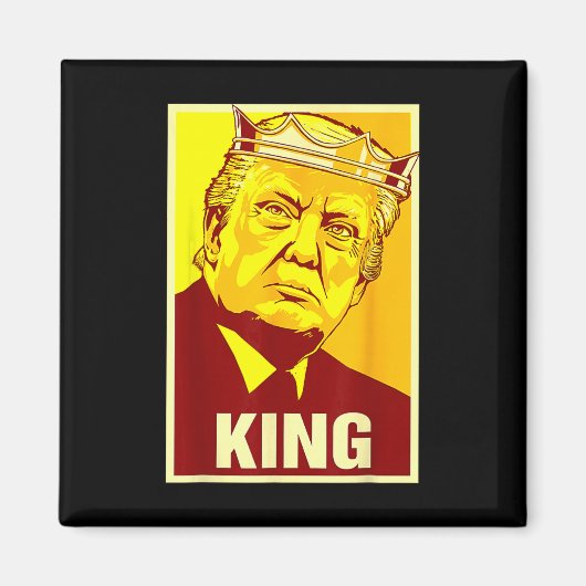 Lang lebe der König Donald Trump Trump König Ameri Magnet (Vorne)