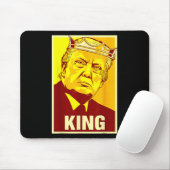 Lang lebe der König Donald Trump Trump König Ameri Mousepad (Mit Mouse)