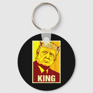 Lang lebe der König Donald Trump Trump König Ameri Schlüsselanhänger