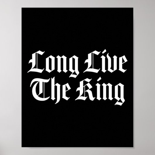 Lang lebe der König  Poster (Vorne)