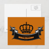 Lang lebe der König Postkarte (Vorne/Hinten)