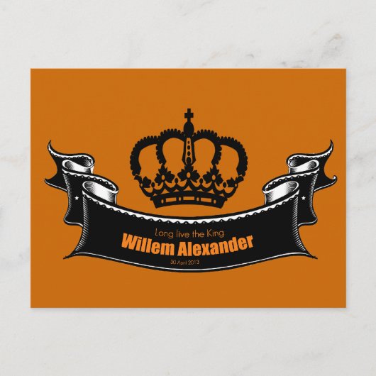 Lang lebe der König Postkarte (Vorderseite)