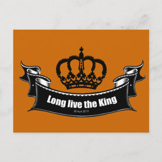 Lang lebe der König Postkarte