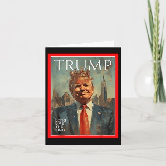 Lang lebe der König Trump Karte (Vorderseite)