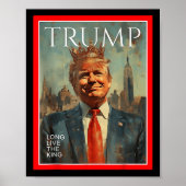 Lang lebe der König Trump Poster (Vorne)