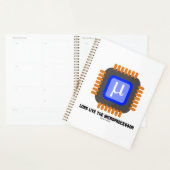 Lang lebe der Mikroprozessor Mikrochip Geek Spaß Planer (Anzeige)