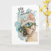 Lang lebe der Urlaub Karte (Gelbe Blume)