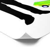 Lang lebe die 80er-Kultur Poster (Ecke)