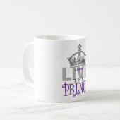 Lang lebe die PRINCE! Kaffeetasse (Vorderseite Links)