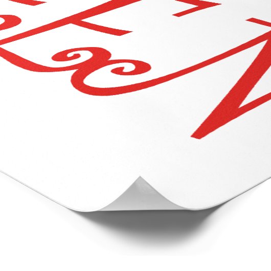 Lang lebe die QUEEN! Poster (Ecke)