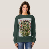 Lang lebe die radikalen Frauen - Blumenfeminist Sweatshirt (Vorne ganz)