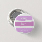 lang lebe druck kleiner stift button (Vorne & Hinten)