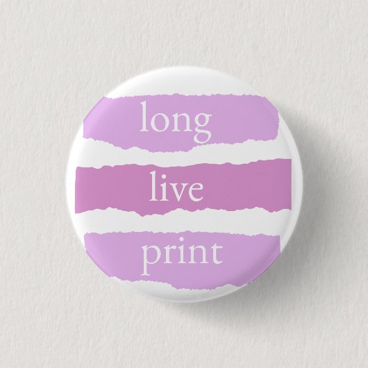 lang lebe druck kleiner stift button (Vorderseite)