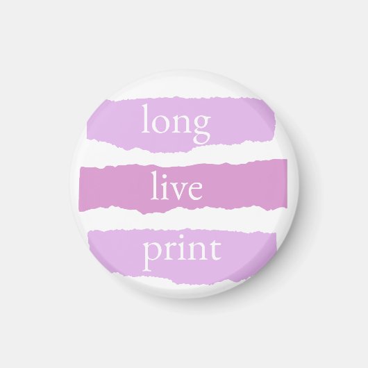 lang lebe druck kleiner stift magnet (Vorne)