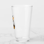 Lang lebe Halloween-Gans-Hexe Glas (Links)