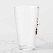 Lang lebe Halloween-Gans-Hexe Glas (Rechts)