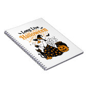 Lang lebe Halloween-Gans-Hexe Notizblock (Rechte Seite)