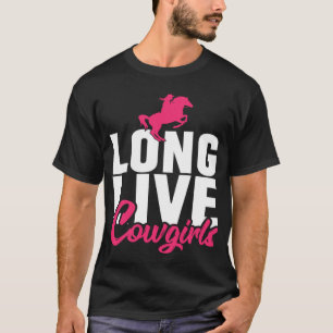 Lang lebe Howdy Rodeo Vintage Western Country Cowg T-Shirt