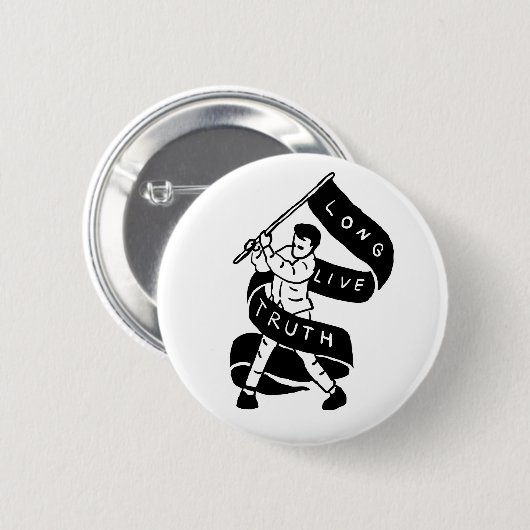 Lang lebe Wahrheit Button (Vorne & Hinten)