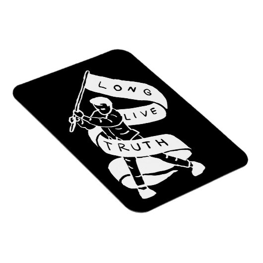 Lang lebe Wahrheit Magnet (Rechte Seite)
