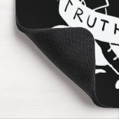 Lang lebe Wahrheit Mousepad (Ecke)