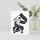 Lang lebe Wahrheit Postkarte (Stehend Vorderseite)