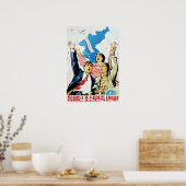 Lang lebe wiedervereinigte koreanische Nation! Pro Poster (Küche)