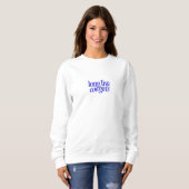 Lang lebende Cowgirls Langschläfchen Sweatshirt (Vorne ganz)