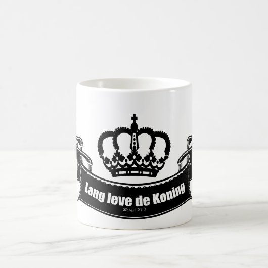 Lang leve de Koning Kaffeetasse (Mittel)