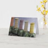 Lang May Yer Lum Reek Card Karte (Gelbe Blume)