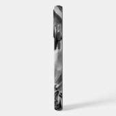 Lang Metropolis Tribut. Retro futuristische Frau - iPhone Hülle (Linke Seite)