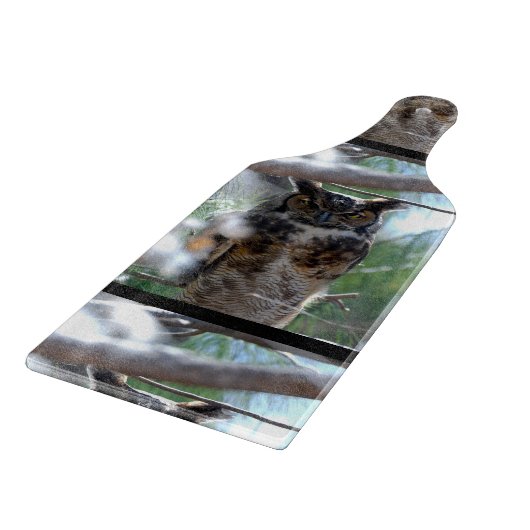 Lang-Ohrige Eule Schneidebrett (Ecke)