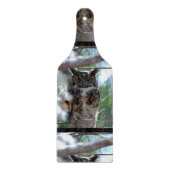 Lang-Ohrige Eule Schneidebrett (Vorderseite)